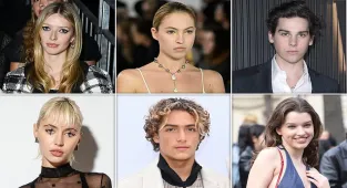 Doppelgänger children of Hollywood's finest flock to fashion week