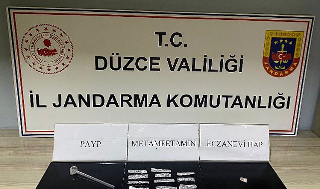 Düzce'de uyuşturucuya 1 tutuklama!