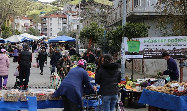 Efes Selçuk'ta pazar atıkları gübreye dönüşecek