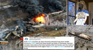 Elevated 'chemical of concern' found in the air near East Palestine