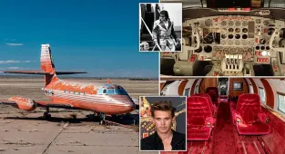 Elvis Presley's jet arrives in Florida to be transformed into an RV  