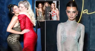 Emily Ratajkowski, Kylie Jenner, etc heat up Vanity Fair Oscars party 