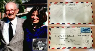 Envelope posted from America finally arrives in Britain 80 years later