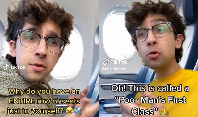 Flyer sparks debate with hack that sees him buying a row of seats