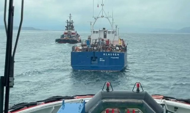 Genel kargo gemisi Ege açıklarında arızalandı