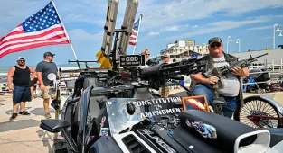 Gun-toting bikers enjoyed the final weekend of Daytona Bike Week 2023