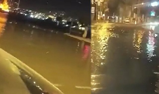 Hatay'da deprem İskenderun'da denizi yükseltti