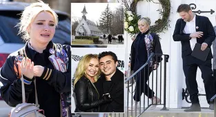 Hayden Panettiere attends late brother Jansen's celebration of life