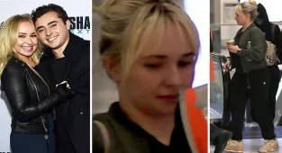 Hayden Panettiere seen for the first time since her brother's death