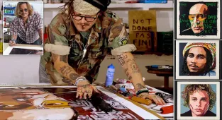 How Johnny Depp made £4.5M from limited edition prints of late stars