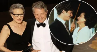 Hugh Grant and Andie MacDowell reunite at Oscars 2023