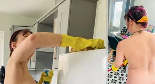 I earn £50 as a naked cleaner - some clients have creepy requests