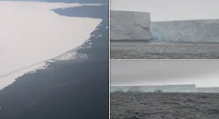Iceberg the size of LONDON has broken off Antarctica's Brunt Ice Shelf