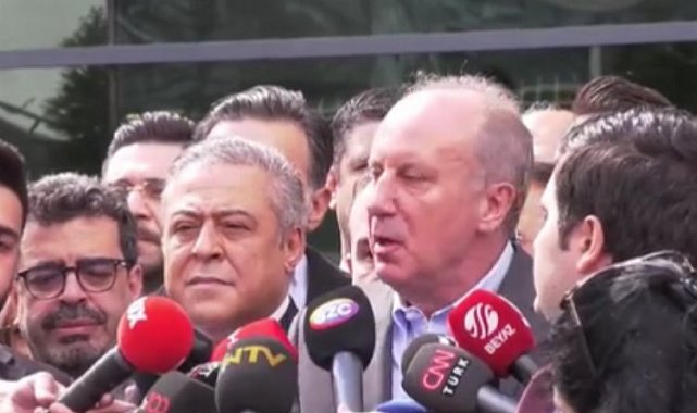 İnce: Kimse pes edeceğimi sanmasın