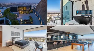 Inside Powerball billionaire's $25M Hollywood mansion