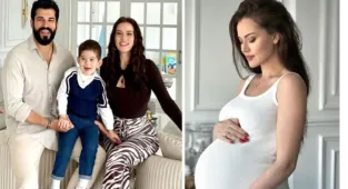 İşte Burak Özçivit ve Fahriye Evcen'in ikinci bebeği!