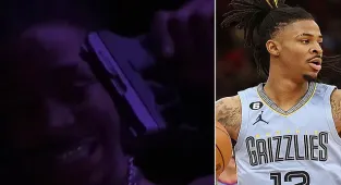Ja Morant appears to flash a GUN on his Instagram Live video