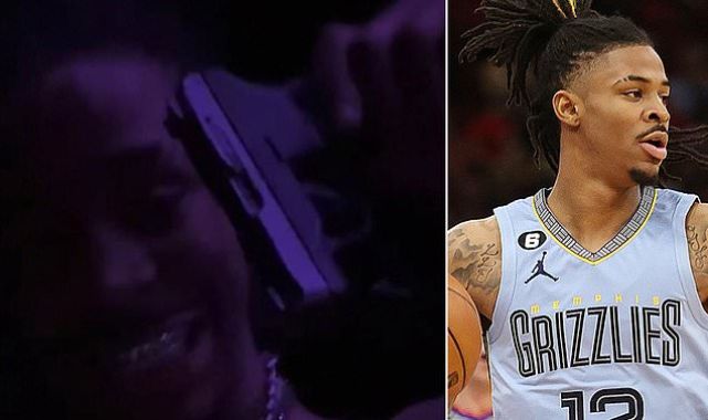 Ja Morant appears to flash a GUN on his Instagram Live video