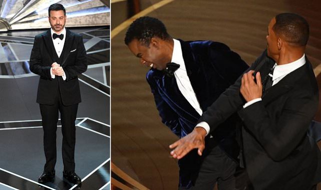 Jimmy Kimmel hopes 'no blood shed' a year after Will Smith slap