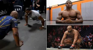 Jon Jones loses push-up contest to LEGLESS fighter after UFC title win
