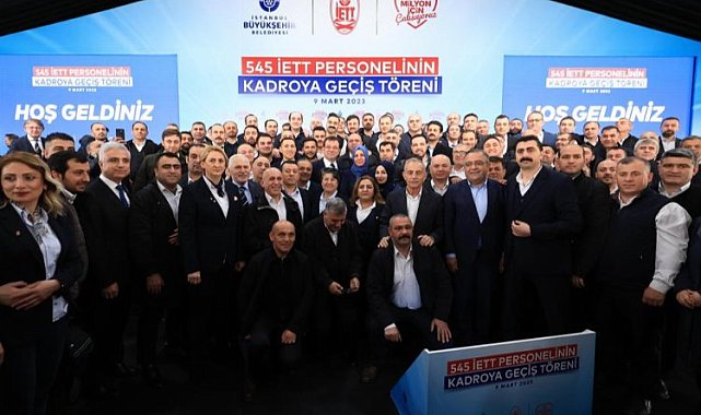 Kadroya alınan İETT'li sayısı bin 800'ü aştı