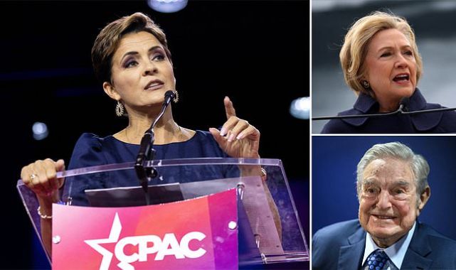 Kari Lake says Hillary Clinton looks like George Soros