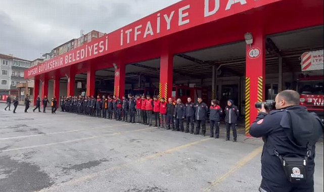 Kayseri itfaiyesinden sel mesaisi