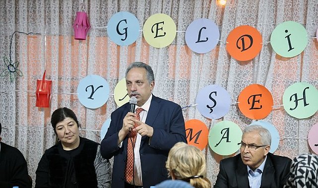 Kayseri Talas protokolü depremzedelerle iftar sofrasında
