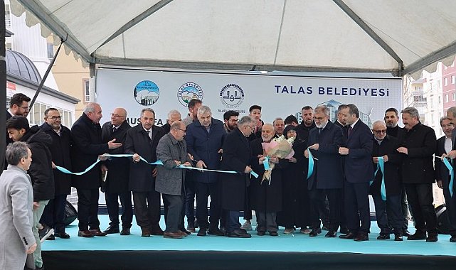Kayseri Talas'ta camiye görkemli açılış