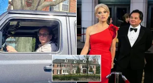 Kellyanne Conway's soon-to-be ex-husband George looks despondent