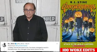Kids' horror author RL Stine accuses Scholastic of censoring his books