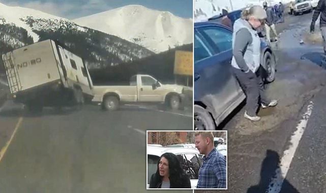 Las Vegas couple are almost killed after truck struck huge POT HOLE