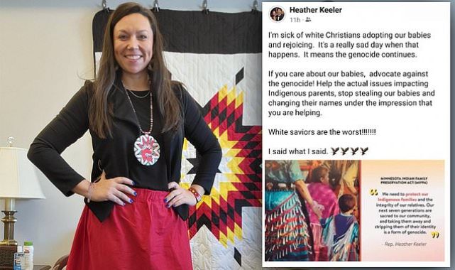 Lawmaker slams white people for 'adopting Native American babies'