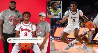 LeBron James' son Bronny emerges from his father's shadow
