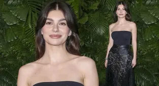 Leonardo DiCaprio's ex Camila Morrone, 25, stuns at Chanel party