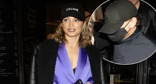 Leonardo DiCaprio's rumoured girlfriend Rose Bertram stuns in mauve