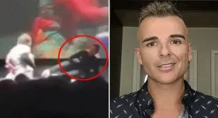 Magician tackled by man during performance on cruise ship