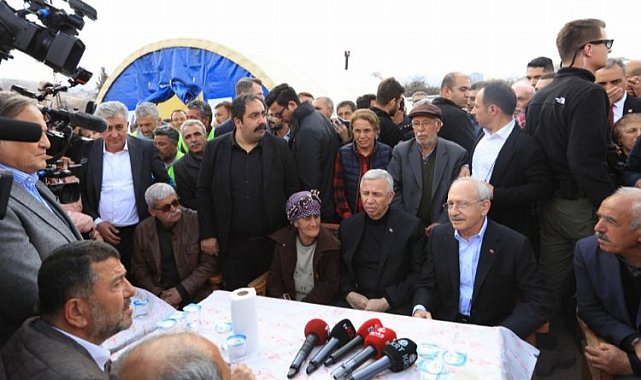 Malatya'da Kılıçdaroğlu'ndan 'Güzelbahçe Konteyner Kent'e ziyaret