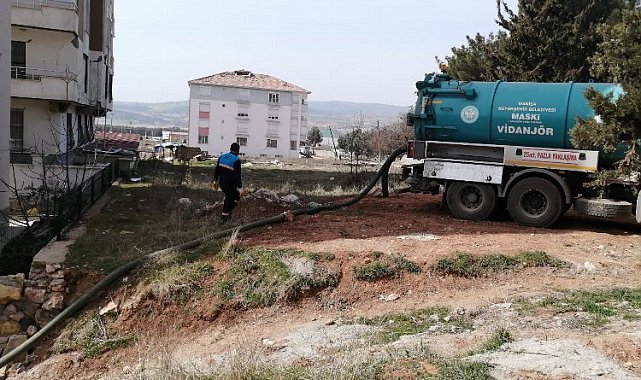 Manisa, Pazarcık'taki altyapıyı sürdürüyor