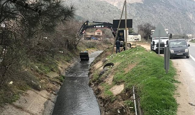 Manisa Şehzadeler'de taşkınlara karşı önlem