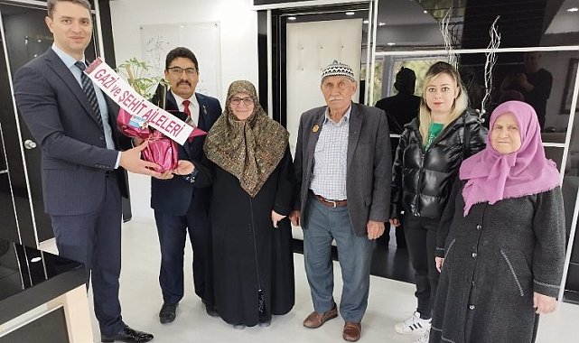 Manisa'da şehit aileleri ve gazilerden Kaymakam Acar'a ziyaret