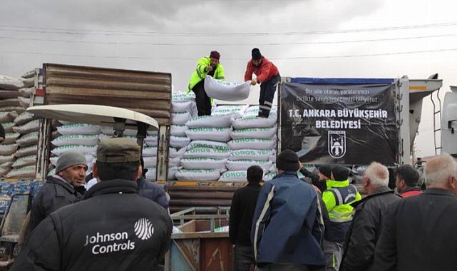 Maraş ve Adıyaman üreticilerine yem desteği