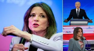 Marianne Williamson announces her long-shot bid against Biden