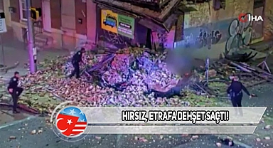 Maryland'da Hırsız, Çaldığı Araç İle Bir Binayı Yıktı!