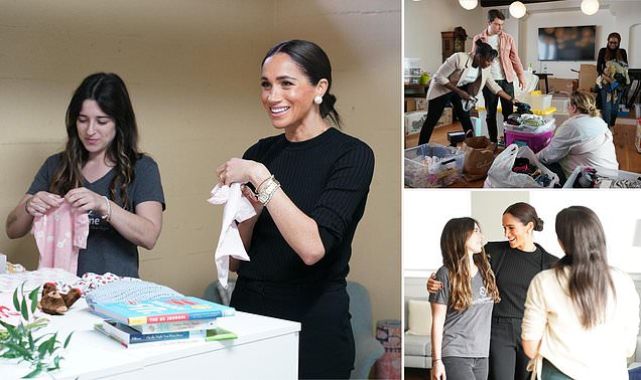 Meghan Markle visits homeless charity for pregnant women in LA