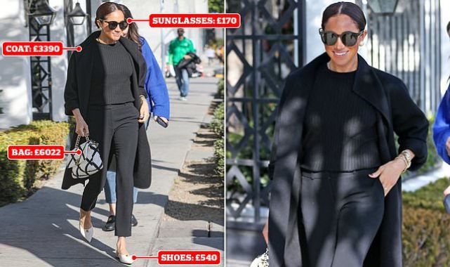 Meghan Markle's VERY high end brunch look!