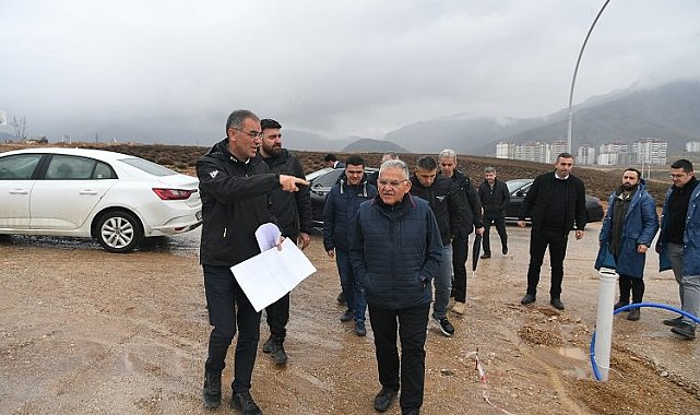 Memduh Büyükkılıç'tan konteyner kente inceleme