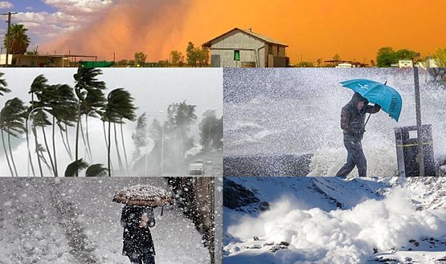 Meteoroloji'den yağmur, kar, fırtına, toz taşınımı ve çığ uyarısı