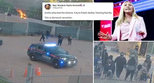 MTG bill to designate Antifa terrorist group after latest attack