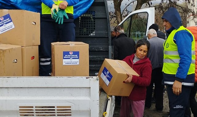 Muğla'dan afet bölgesine Ramazan desteği